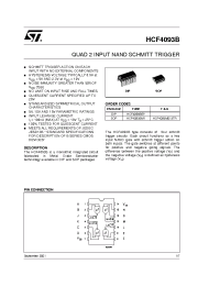 Datasheet HCF4093B manufacturer STMicroelectronics